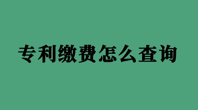 專利繳費(fèi)怎么查(怎么查專利繳費(fèi)信息)